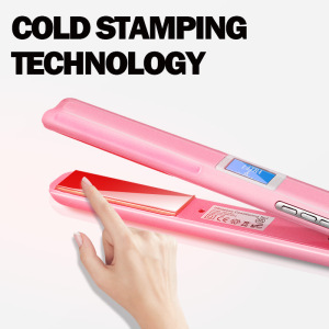 Ultrasonic Hair Straightener Professional Cold stamping Flat Iron Hair styling iron