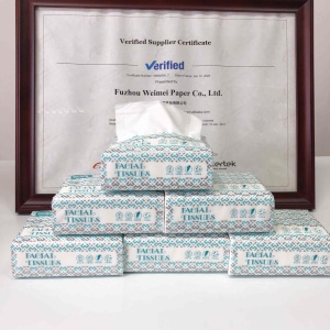 virgin wood pulp Custom household tissues soft facial tissue High quality free samples soft tissue paper