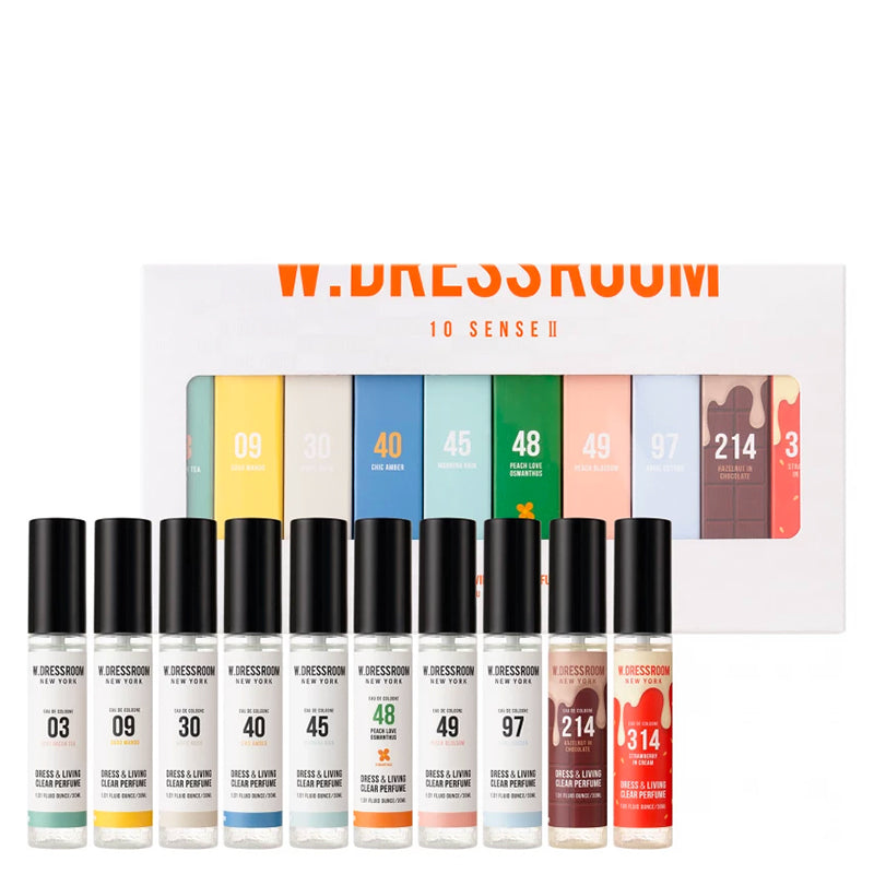 (W.DRESSROOM) Dress &amp; Living Clear Perfume Set 10 Sense Set Ver.2 30ml x 10