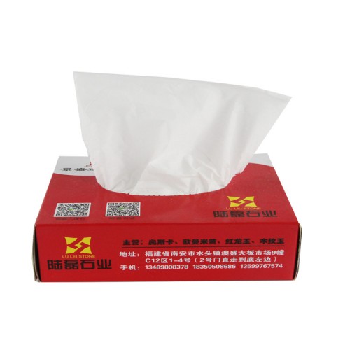 Wholesale cheap price custom OEM package flat box facial tissue paper