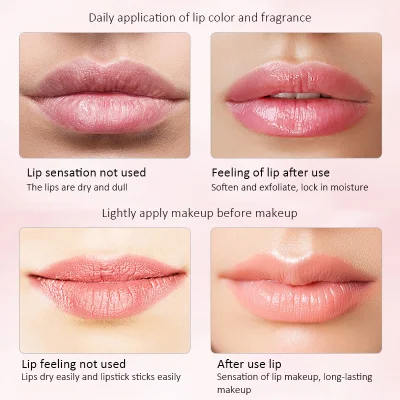 Wholesale Custom Chapped Treatment Nourishing Lip Gloss Base Gel Moisturizing Repairing Fading Lip Lines Plumping Lip Balm