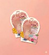 DEWFIERE FOOT PEEL MASK [PEACH + HONEY] - 2 PIECE SET