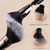 Custom Logo Private Label Single Makeup Brush Professional Vegan Powder Blush Fan Face Cosmetic Brush Factory Direct
