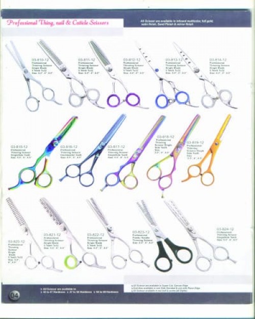 Beauty salon barber scissors