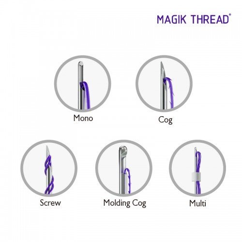 Korea fios de hilos pdo tensores para el rostro faciales screw Non-Surgical Pdo Meso Lifting Thread