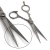 Professional 440C Steel Barber Scissors 6.5 inch hairdressing Shears Hair Cutting Scissors with Silk Leather Case