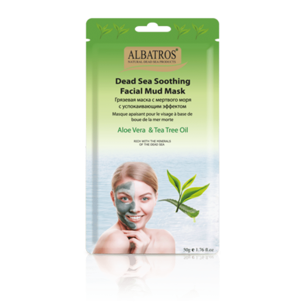 Soothing Facial Mud Mask With ‘Aloe Vera & Tea Tree Oil ‘