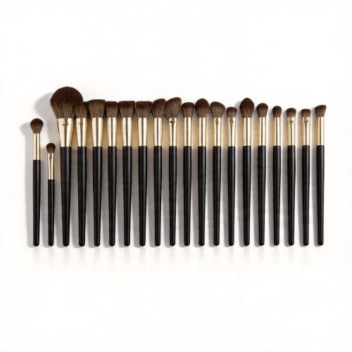 Factory Wholesale 13-15 Pcs Professional Makeup Brush Set Private Label Luxury Synthetic Hair Face & Eye Cosmetic Brushes with Dual-Ended Tools