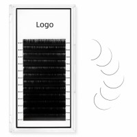 New Arrival Classic Eyelash Extension 0.07 C Curl 8-15mm Mixed Length Matte Black False Eye Lashes Extension