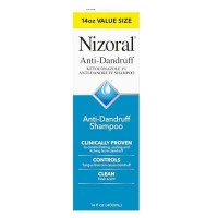 Nizoral Anti-Dandruff Shampoo with 1  Ketoconazole, Fresh Scent, 14 Fl Oz