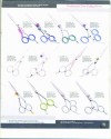 Beauty salon barber scissors