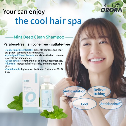 Orora Mint Deep Clean Shampoo 500ml