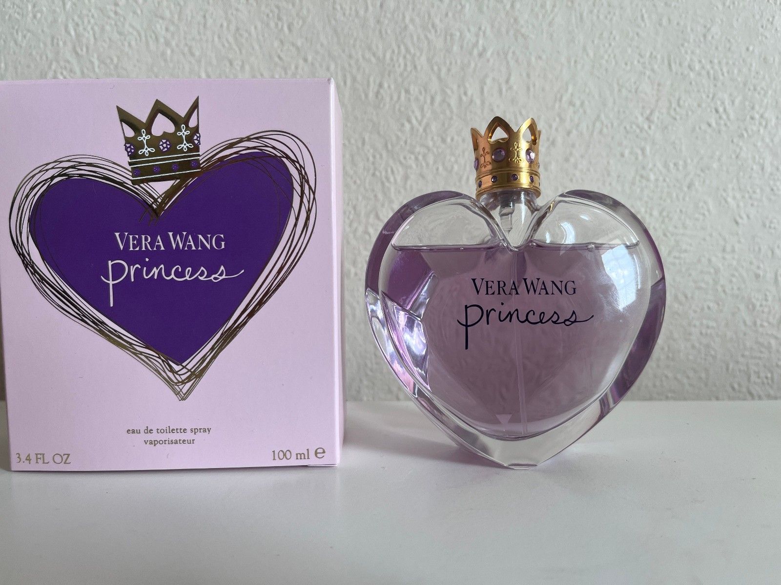 Vera Wang Princess Eau de Toilette Spray for Women, Vanilla, 3.4 Fl Ounce