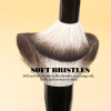 2026 24Pcs Black Blush Contour Wooden Handle Brown Bulk Private Label Luxury Vegan High Quality Professional Makeup Brush Set