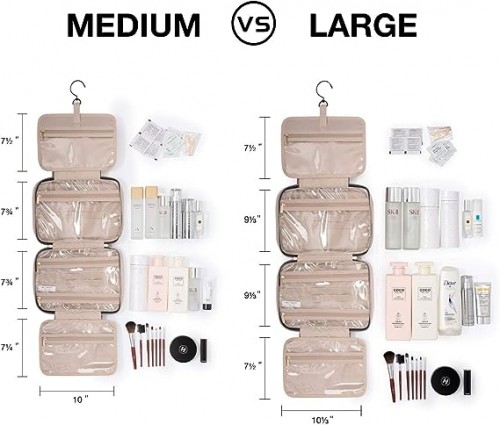 Compact Makeup Bags with Sleek Design