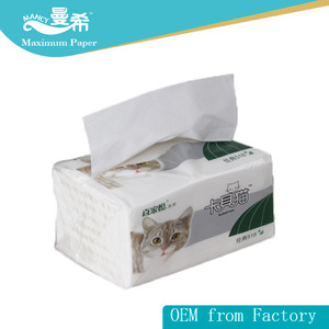 100% natural cotton super soft facial tissue