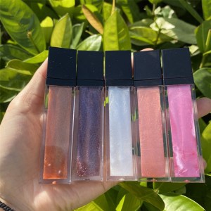 21 Colors China cosmetics vendors lipgloss lip stick private label clear waterproof glitter lip gloss