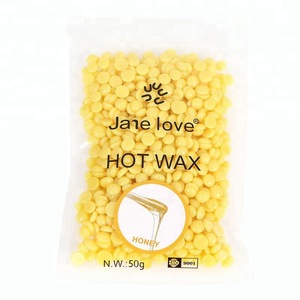 50g 10 Color Jane Love Warmer Beans Hair Removal Hot Wax Solid Painless Candle Wax