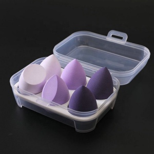 6pcs latex-free makeup sponges blender Beauty accessories cosmetic puff foundation sponge set