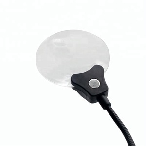 Acrylic Material Usb Magnifying Lamp