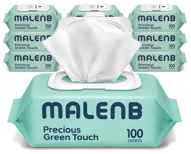 Baby Wet Wipes, 100 Sheets, 55gsm (High Density)