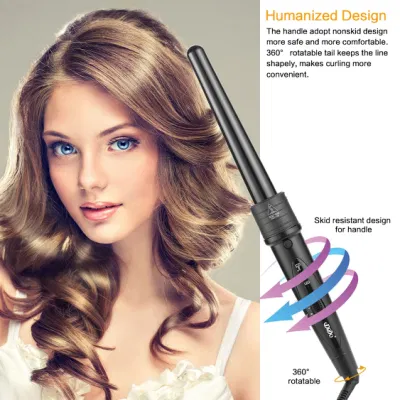 Barrels LCD 5 in 1 Hair Curling Iron Ceramic Roller