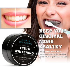 Best selling Nature charcoal teeth whitening powder organic custom private label available