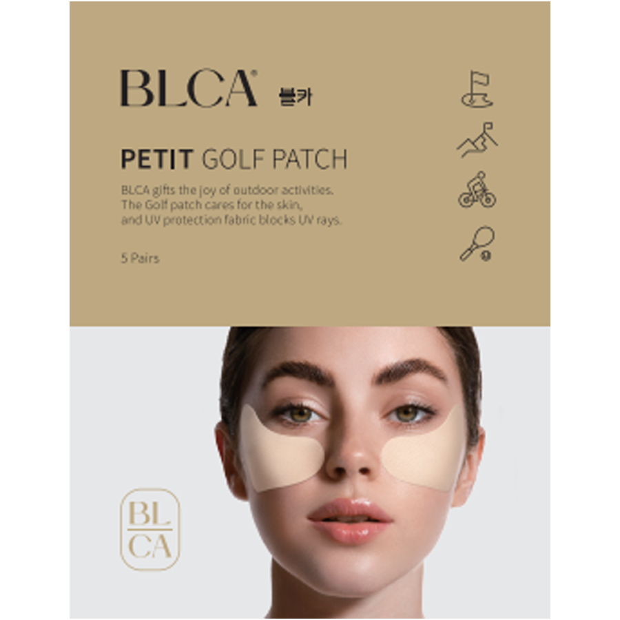 BLCA hydrogel Golf Patches for UV Protection and skincare (5 Pairs /  Box)