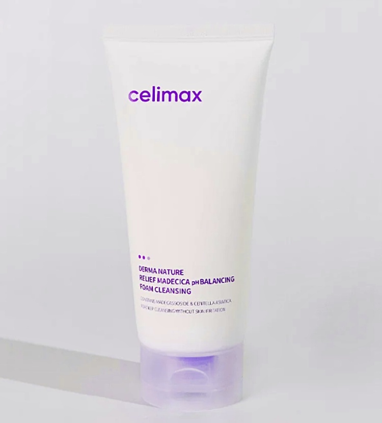 (celimax) Derma Nature Relief Madecica pH Balancing Foam Cleansing
