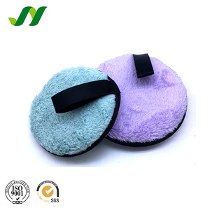 Colorful Microfiber Bamboo Facial Cellulose Make Up Cosmetic Powder Sponge Puff