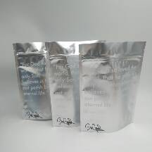 custom printing plastic stand up bag mask bag with zipper the plastic bag for bath powder