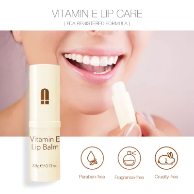Customized Logo Beauty Natural Moisturizing Vitamin E Lip Balm