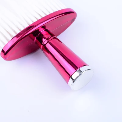 Electroplated Nylon Hairbrush Hair Stylist Soft Hair Brush Cleaning Hairbrush