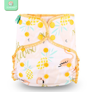 Elinfant new print 3-15kg baby nappy wholesale OEM/ODM reusable washable cloth diapers