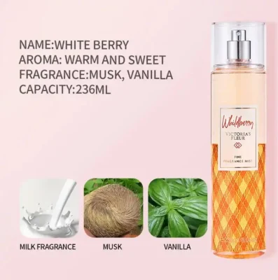 Floral and Fruity Fragance Scent Refreshing Fragrance Female Body Mist Women Perfume