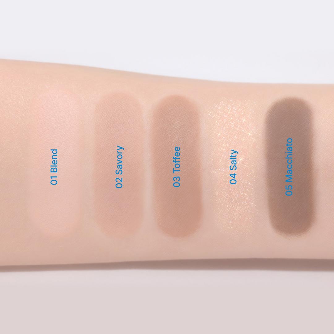 (Fwee) Pocket Eye Palette [Ep04 Salty Caramel] 6.6g