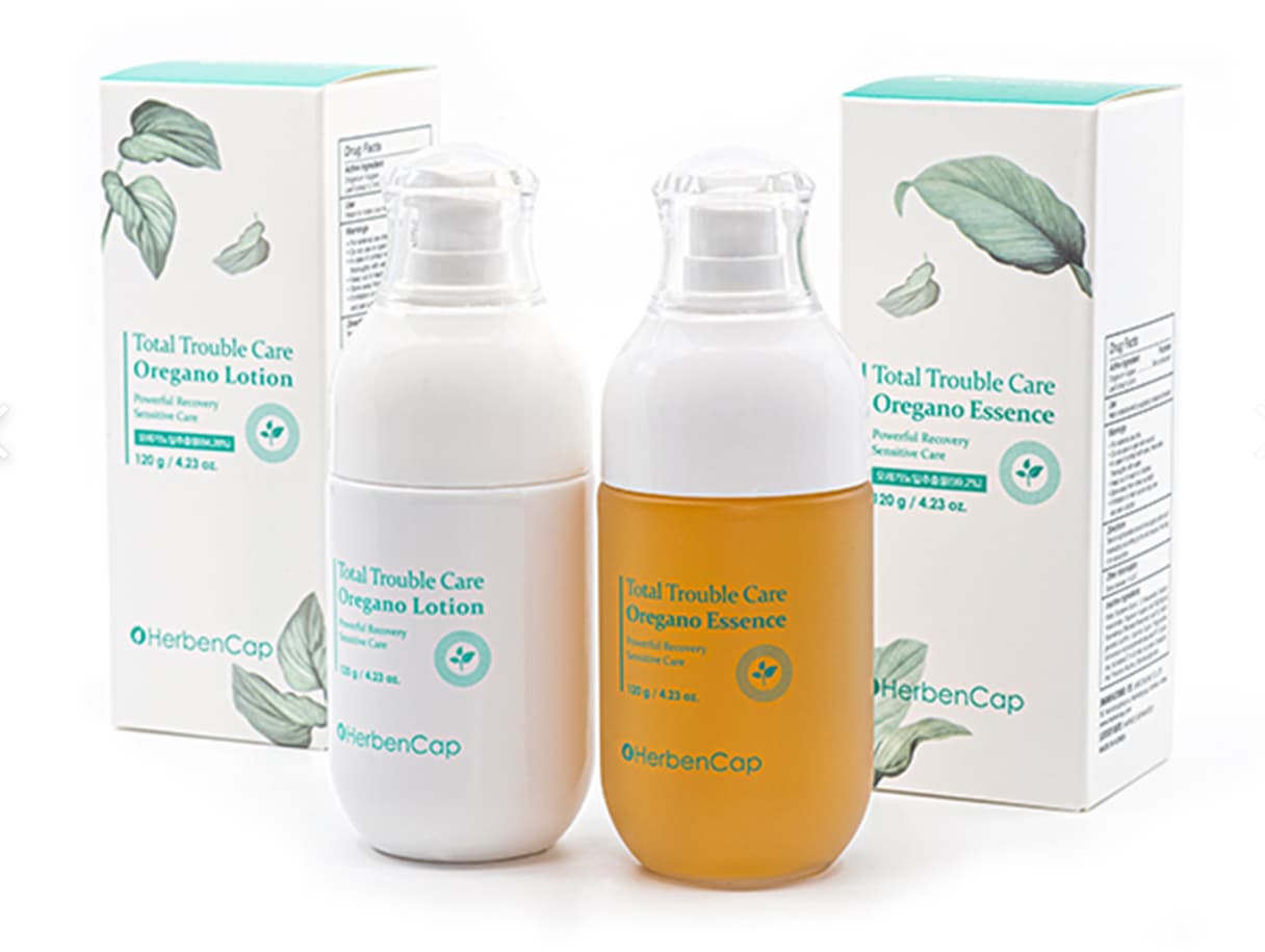 HerbenCap Total Troble Care Oregano Lotion/Essence Set