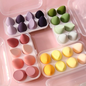 High Quality 8pcs/set Soft Latex Free Makeup Sponge Blender Face Beauty Puff