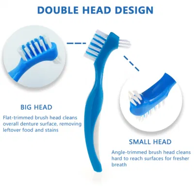 High Quality Denture Oral Hygiene Toothbrush Denture Brush Denture Cleaning