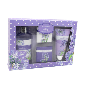 holiday shower gel bubble bathand body care gift set