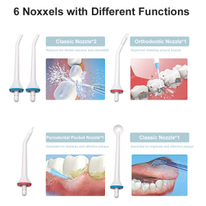 Home and travel ipx7 rechargeable dental care professional oral irrigator portable water flosser