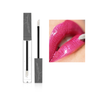 Hot Sale Glass Transparent Labial Plumping Lip Gloss With Custom Private Label