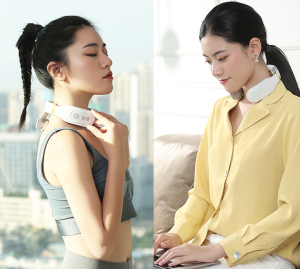 Hot-selling Electronic Wireless Intelligent Portable Physiotherapy Pulse Neck Massager