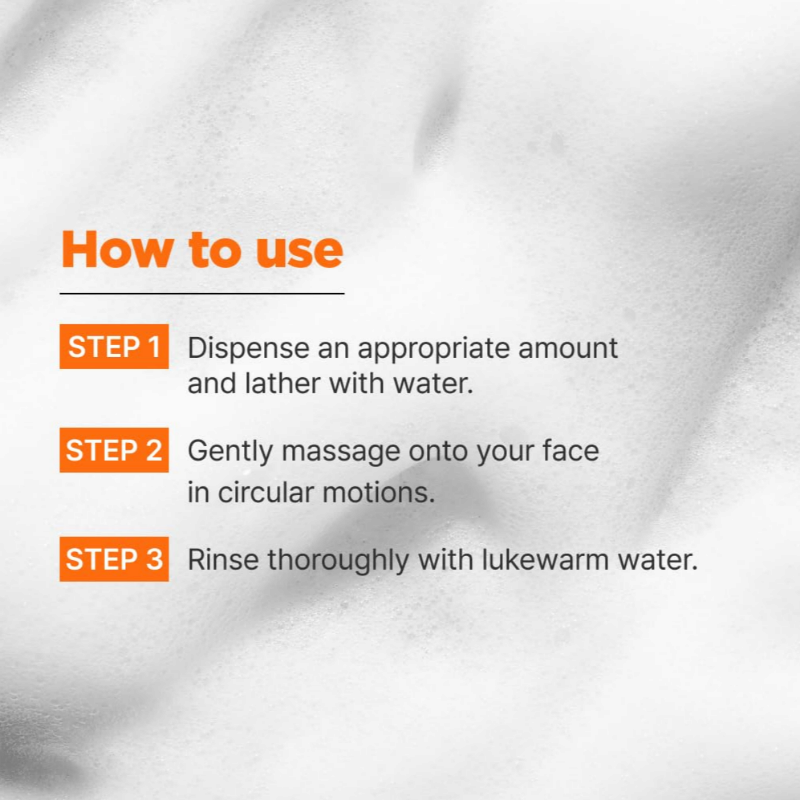 ISOI PHA Mild Deep Cleansing Foam Gentle Daily Exfoliating Cleanser with Hydrating PHA Formula 