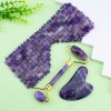 Jade Facial mask Set, Jade Stones Eye mask, Anti-Aging Facial Sleeping-Amethyst