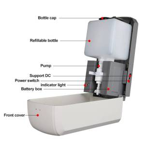 Kitchen soap dispenser intelligent touchless sensor hand soap dispenser anti bacteria hand wash machine