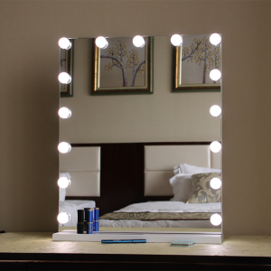 LED Lighted Hollywood Makeup Vanity Mirror Table Top