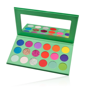 Low Moq Private Label Pressed Pigment Eyeshadow Palette With Your Own Brand Name