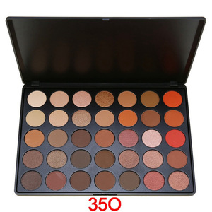 Manufacturer high pigment private label 35 color eyeshadow palette