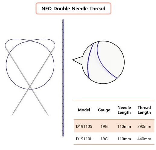Neo PDO Lifting Thread - DOUBLE NEEDLE